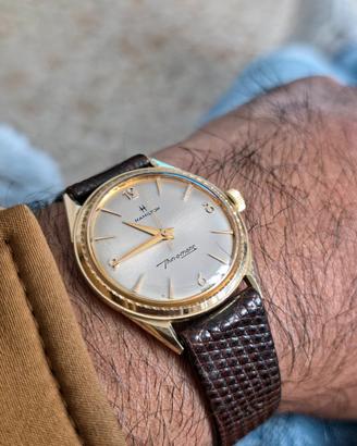 Hamilton Thin-o-matic 14K Oro