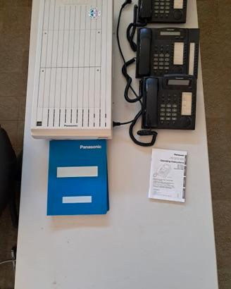 Centralino telefonico con terminali PANASONIC