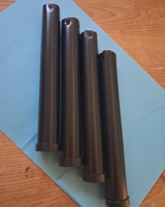 Piedi in metallo per reti letto, con bullone