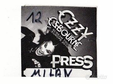 Ozzy Osbourne Pass Press