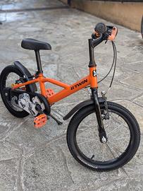 Bici BTwin Discover 14" Robot Arancione Decathlon