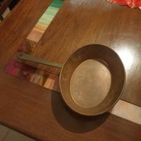 padella vintage in rame da collezione 