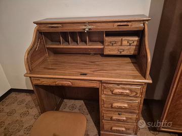 Scrivania legno artigianale