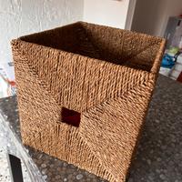 Cesto vimini Ikea Knipsa - 4 pezzi