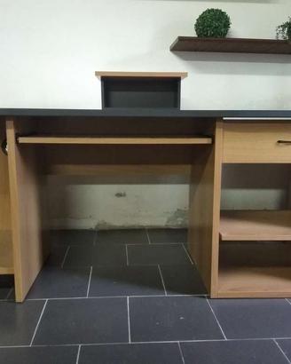 Scrivania Tavolo Porta Pc Computer Stampante Usata
