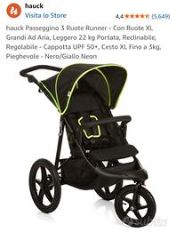 Passeggino runner 3 ruote Hauck 