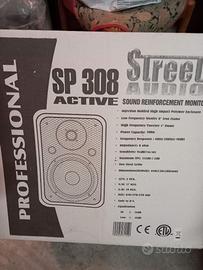 Casse Audio Street Audio SP-308A Coppia 200W
