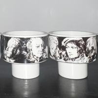 COPPIA DI TAZZE PIETRO ANNIGONI