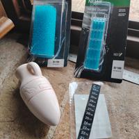 set filtri acquario  nuovi con termometro e anfora