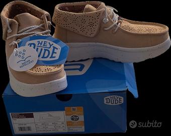 Hey Dude Wendy Peak Fold Boot Suede n. 37 nuovo 