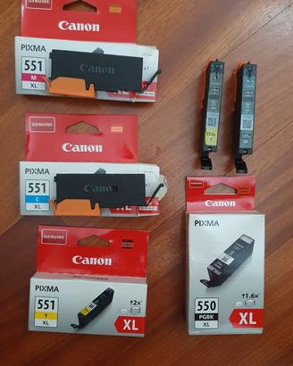 Cartucce stampante Canon 550-551