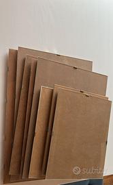 N°8 CORNICI A GIORNO DI VARIE DIMENSIONI