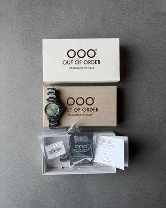 Orologio Out of Order Casanova 38 mm verde