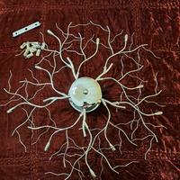 plafoniera led moderna di design 10 luci