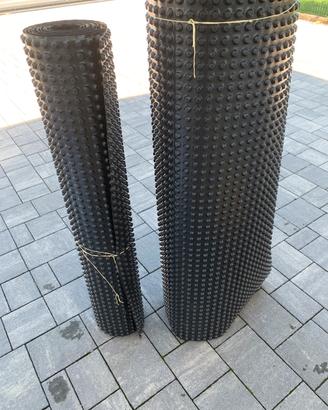 Membrana bugnata in HDPE per drenaggio
