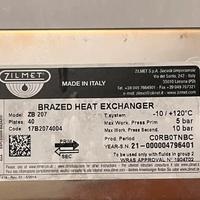 Scambiatore di calore zilmet a 40 piastre