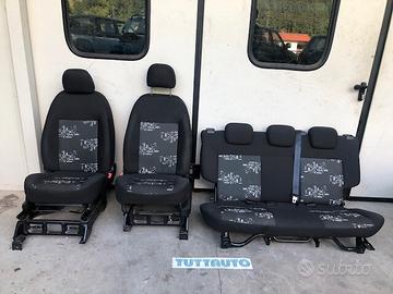 Sedili Fiat Qubo 2015 stoffa nera
