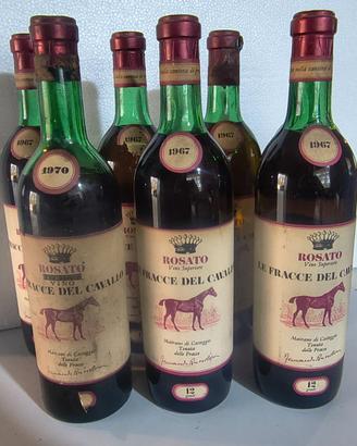 VINI DA COLLEZIONE LE FRACCE annate 1967-68-70