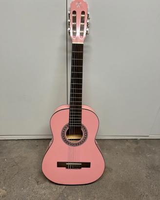 Chitarra classica Rodriguez rosa 90 cm + custodia 