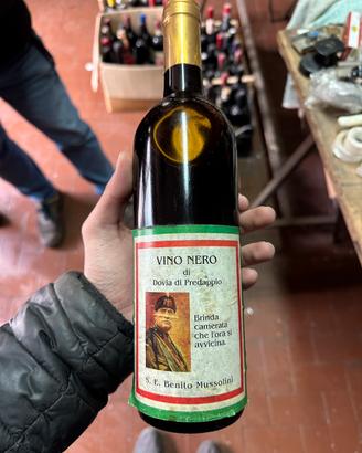 Vino da collezione Mussolini
