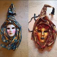 Maschere veneziane in cartapesta originali