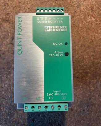 Alimentatore trifase uscita 24V 5A