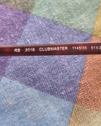 ray ban clubmaster rb 3016 1145/30 5121 3n