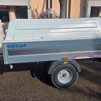 Carrello rimorchio Cresci con coperchio  750kg
