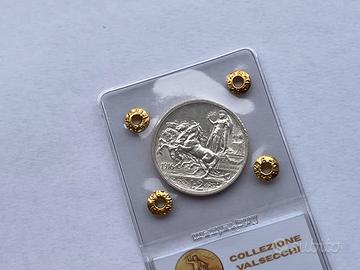 2 Lire 1916 Quadriga Briosa Sigillata SPL/FDC