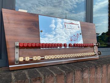 Insegna segnapunti biliardo vintage anni 70 80