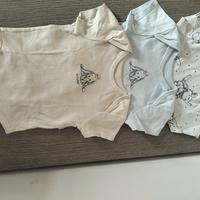 Set 3 Body Dumbo Disney Baby Primark Cotone 18/24