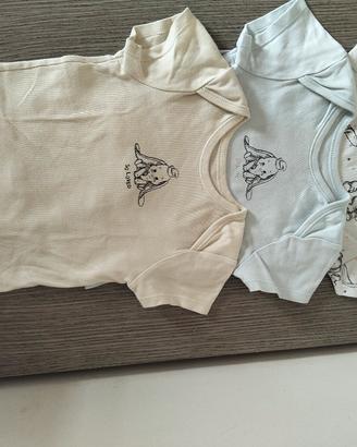 Set 3 Body Dumbo Disney Baby Primark Cotone 18/24