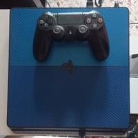 PS4 blu metallizzata