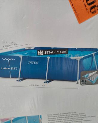 Piscina è 3 x 2 x 0,75