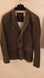 Pull&Bear Blazer marrone verde taglia M