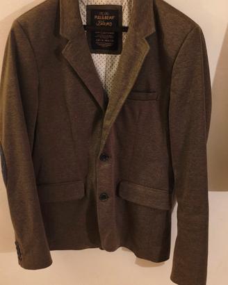 Pull&Bear Blazer marrone verde taglia M