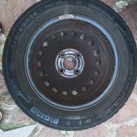 4 cerchi in ferro per Seat MII e vw up da14