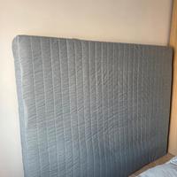 Materasso in schiuma, rigido/azzurro