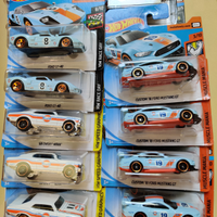 Hot Wheels 1/64 Linea GULF-Nova- GT40 -Mustang-442