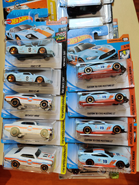 Hot Wheels 1/64 Linea GULF-Nova- GT40 -Mustang-442