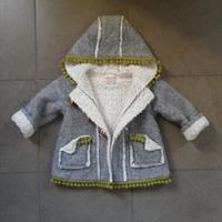 Cappotto bimba bimbo in lana