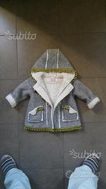 Cappotto bimba bimbo in lana
