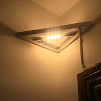 Lampada da parete ad angolo Metalspot