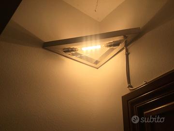 Lampada da parete ad angolo Metalspot