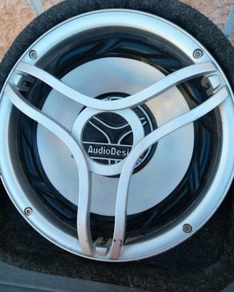 Subwoofer A Cassa Cilindrica Per Auto Audio Design