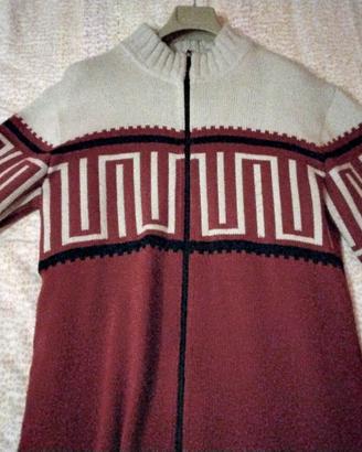 Maglione con apertura a zip