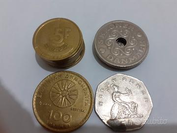 Monete: Belgio, Danimarca, Inghilterra