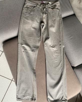 Jeans uomo grigio taglia 48