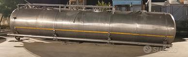 Cisterna stradale serbatoio inox circa 20.000 lt