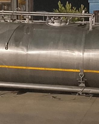 Cisterna stradale serbatoio inox circa 20.000 lt